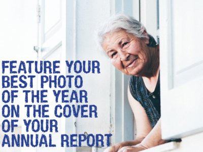 Feature your best photo of the year on your annual report