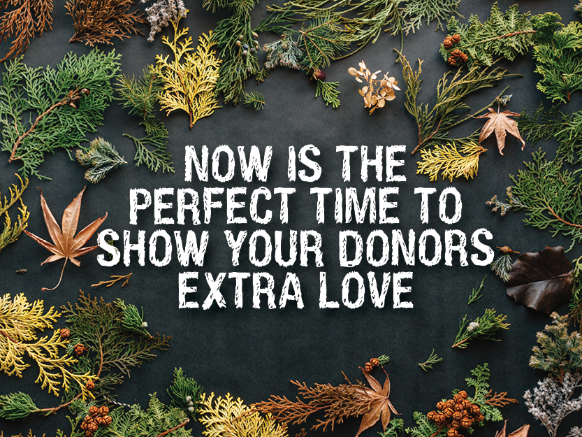 Now is the perfect time to show your donors extra love