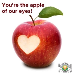 Apple heart--You're the apple of our eyes!